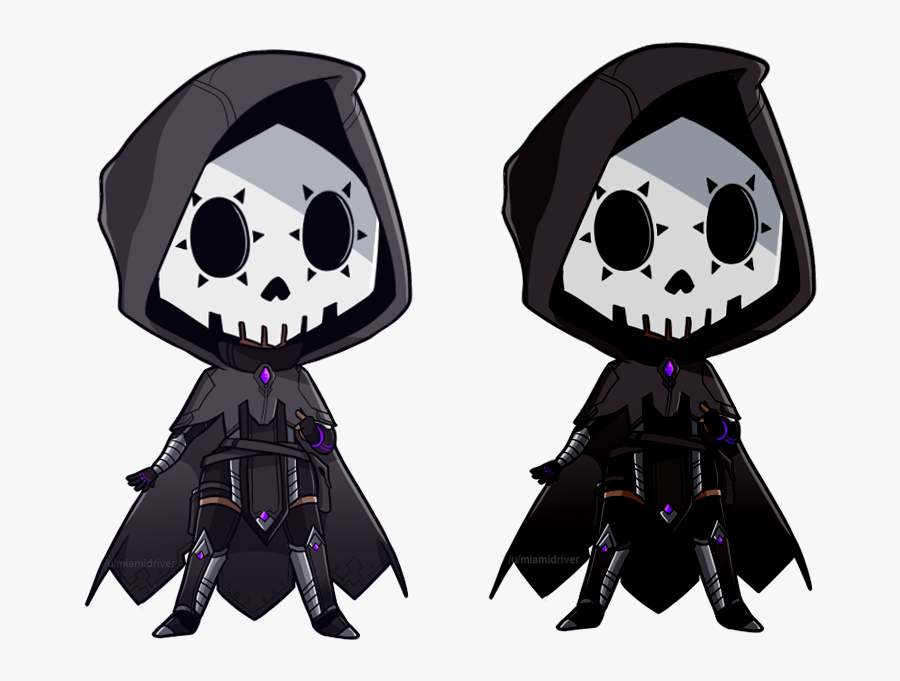 Overwatch Sombra Calavera, Transparent Clipart