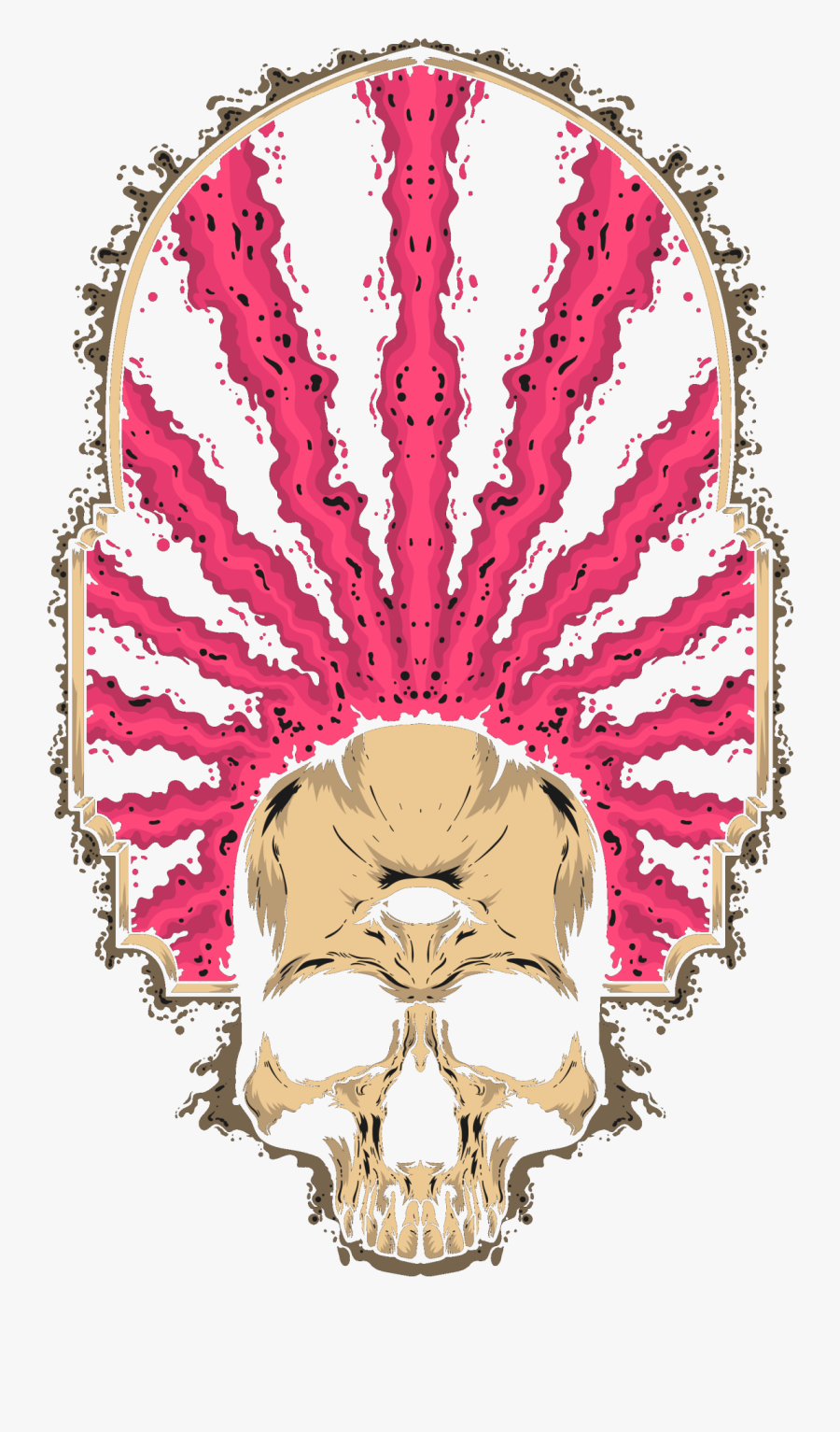 Vampire Skull Clip Art, Transparent Clipart