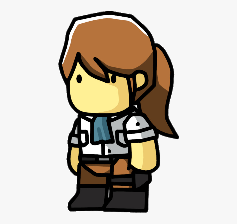 Scribblenauts Female Adventurer - Archaeologist Cartoon, Transparent Clipart