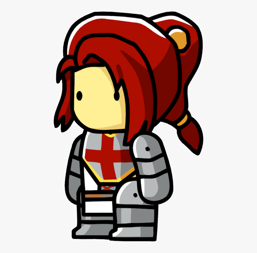 Scribblenauts Female Crusader - Transparent Crusader, Transparent Clipart
