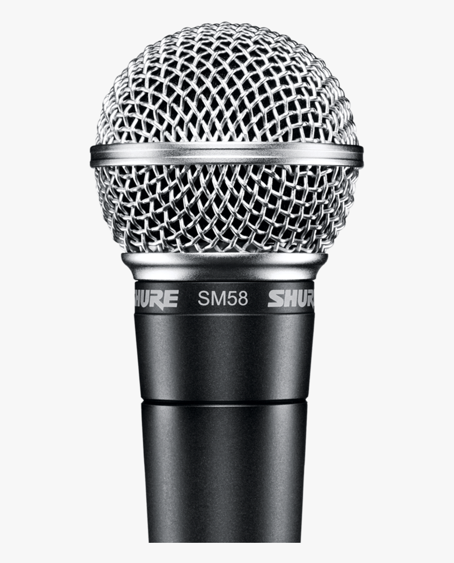 Sm58 Microphone, Transparent Clipart