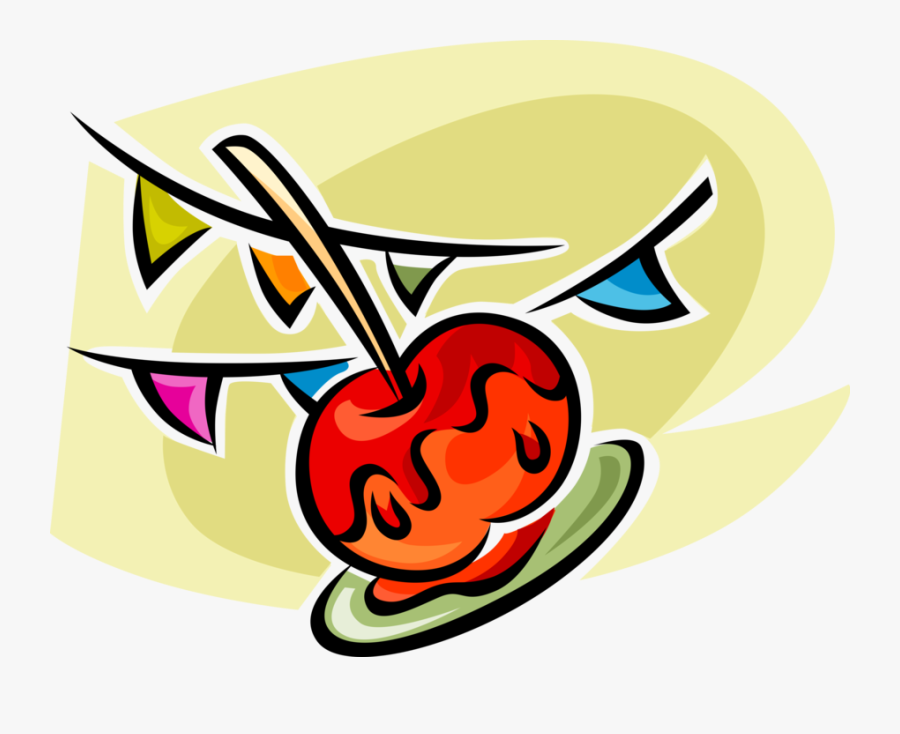 Candy Apple Or Toffee Apple, Transparent Clipart