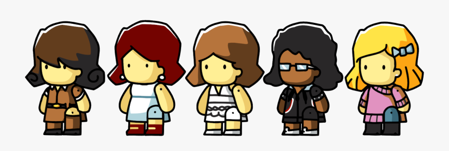 Transparent Group Of Ladies Clipart - Cartoon, Transparent Clipart