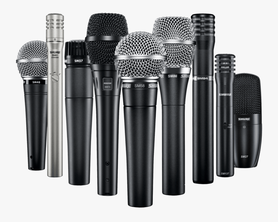 Shure Sm58, Transparent Clipart