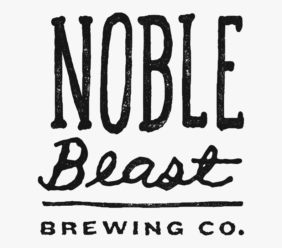Noble Beast Brewing Co Logo - Calligraphy, Transparent Clipart