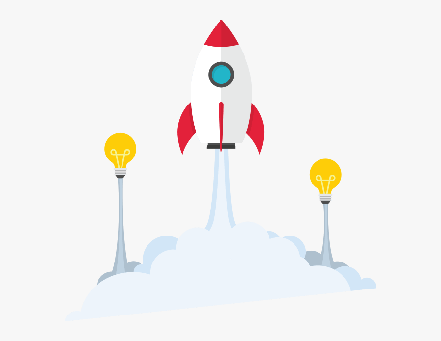 Clip Art Animated Business - Skyrocket Cartoon, Transparent Clipart