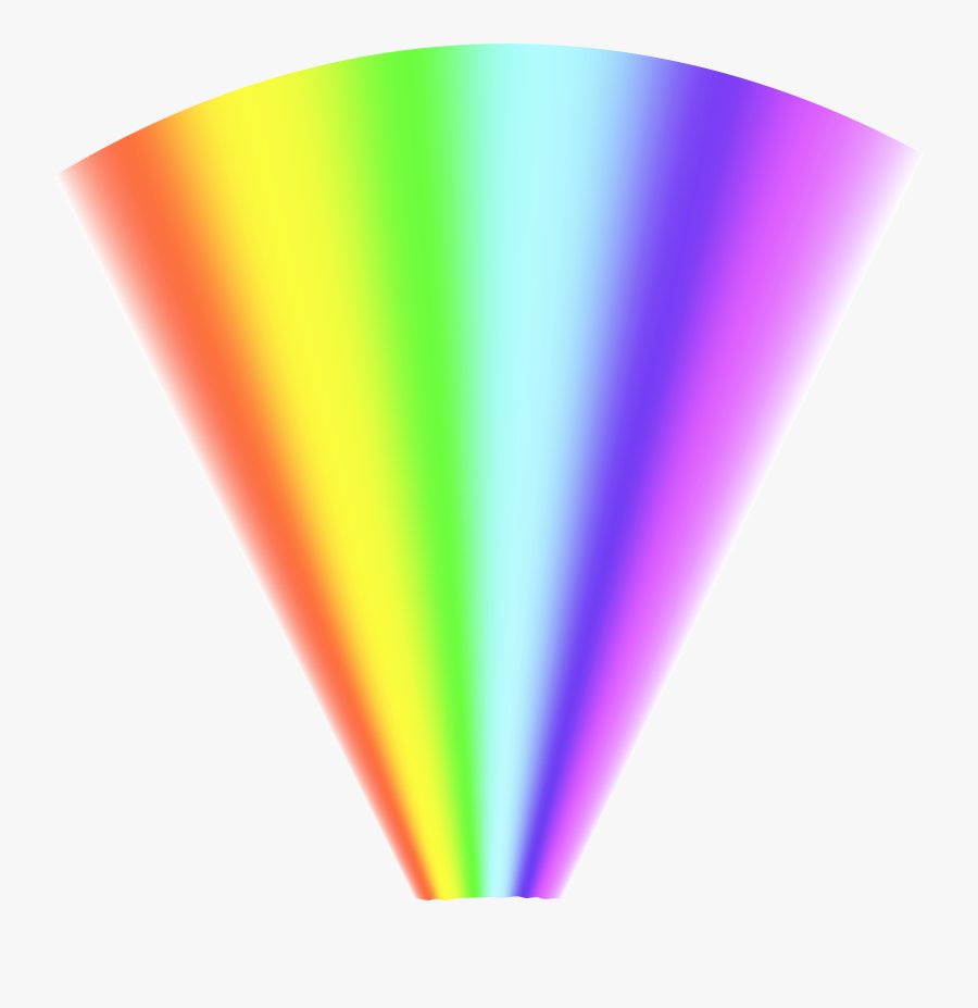 #rainbow #light #beam #rainbowlight #girly #colorful - Rainbow Light Beam Png, Transparent Clipart