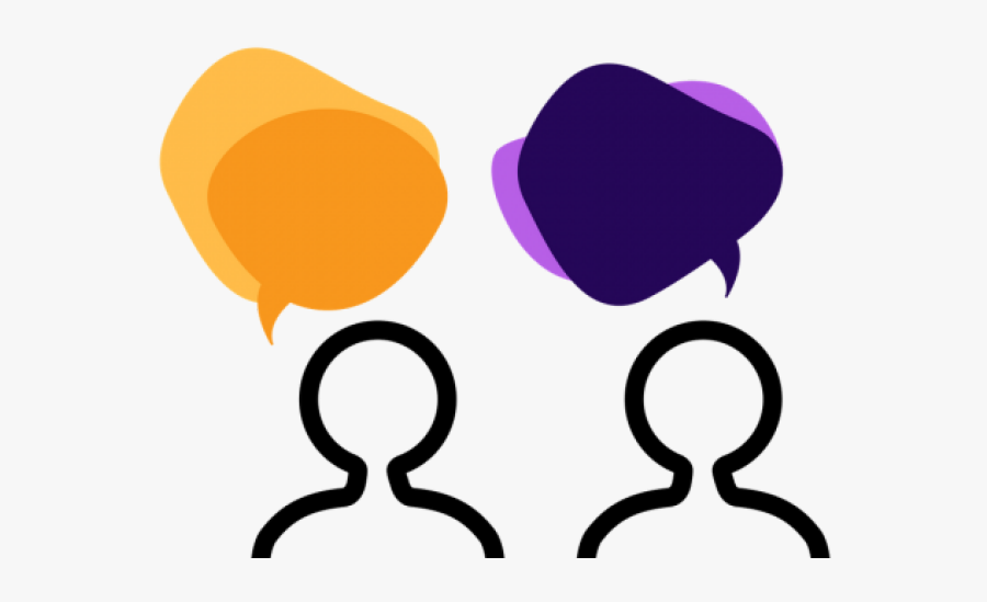 Two People Talking Transparent , Free Transparent Clipart - ClipartKey