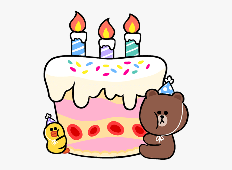 #linefriends #brown #cony #balloons #cute #party #birthday - Line Friends Brown Birthday, Transparent Clipart