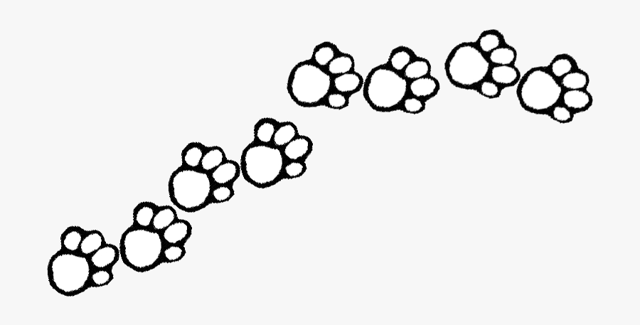 Paw Print Prints Bulldog Clipart Transparent Png - Free Black And White Clipart Paw Prints, Transparent Clipart