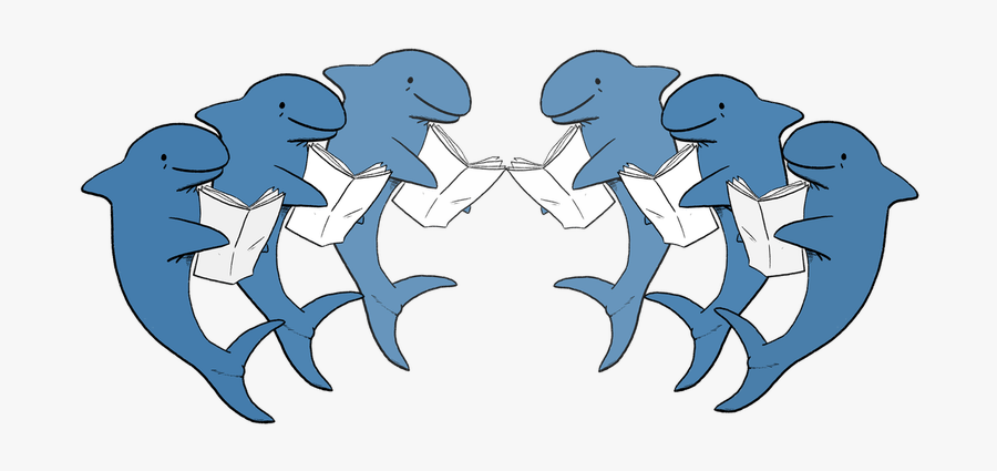 6 Porpoises - Illustration, Transparent Clipart