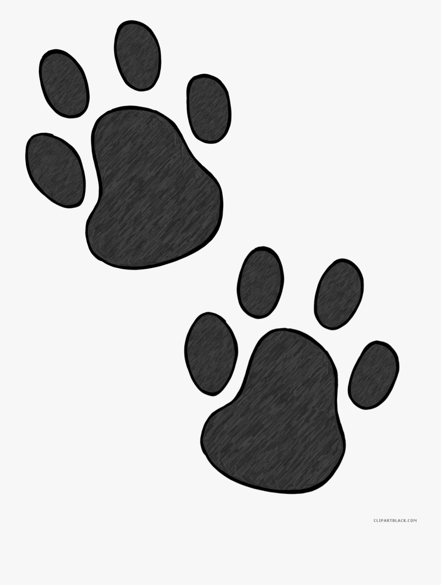 Dog Paw Doodle Png, Transparent Clipart