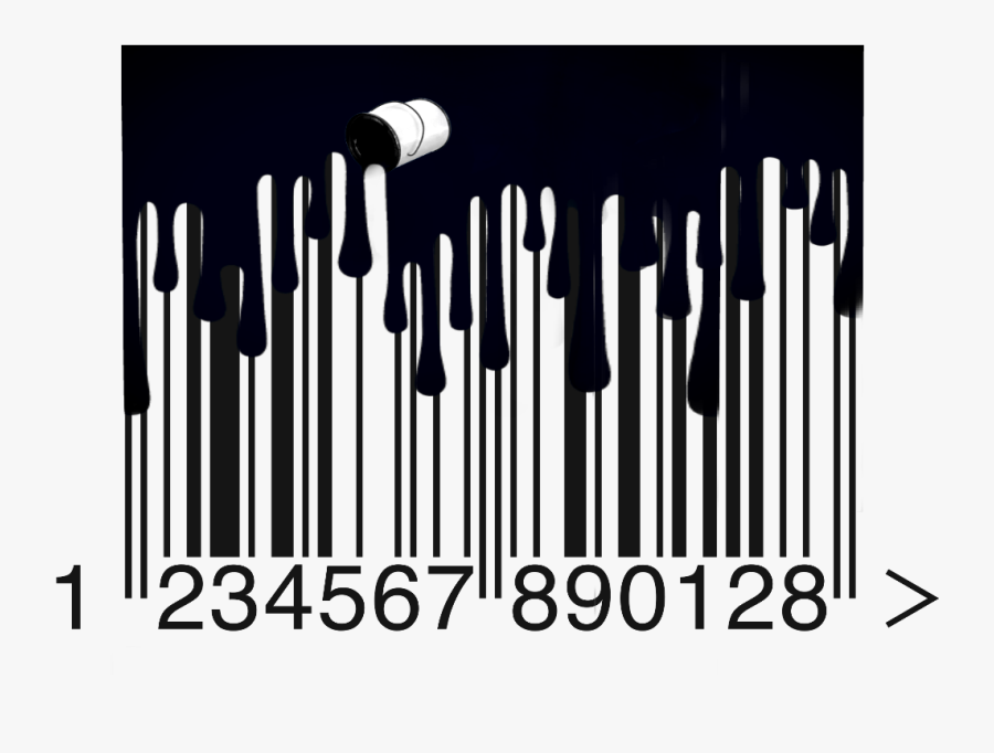 #dripping #ftestickers #barcode - Barcode Png, Transparent Clipart