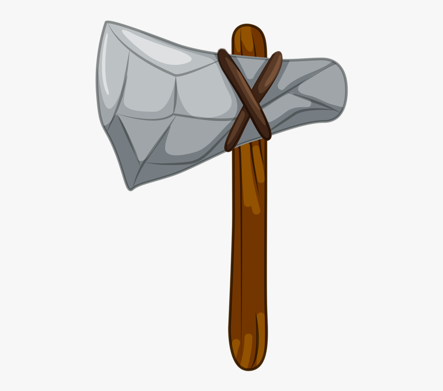 Axe Clipart Stone Age - Stone Age Axe Clipart, Transparent Clipart