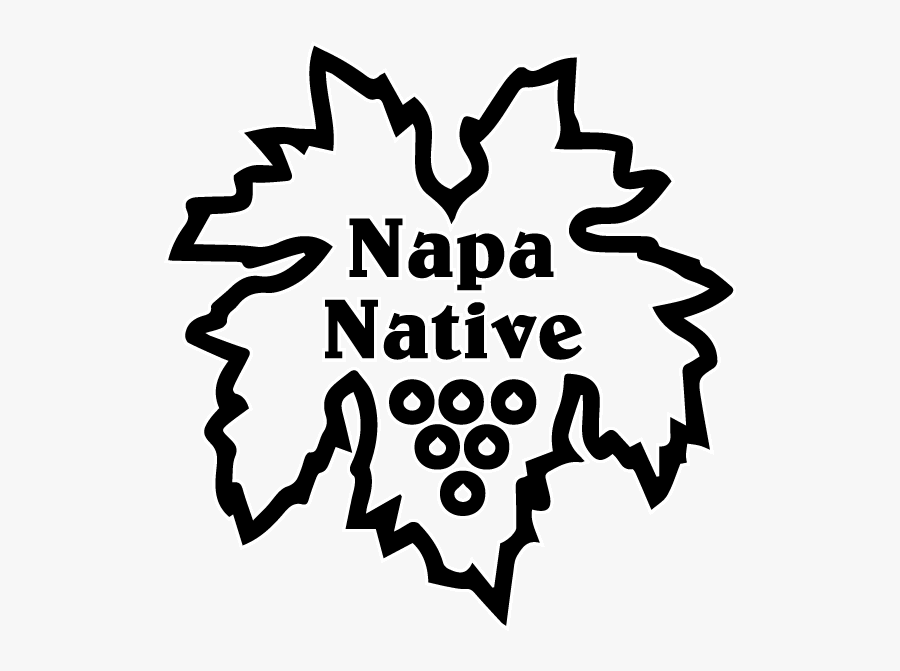 Official Napa Native Logo Final Black, Transparent Clipart