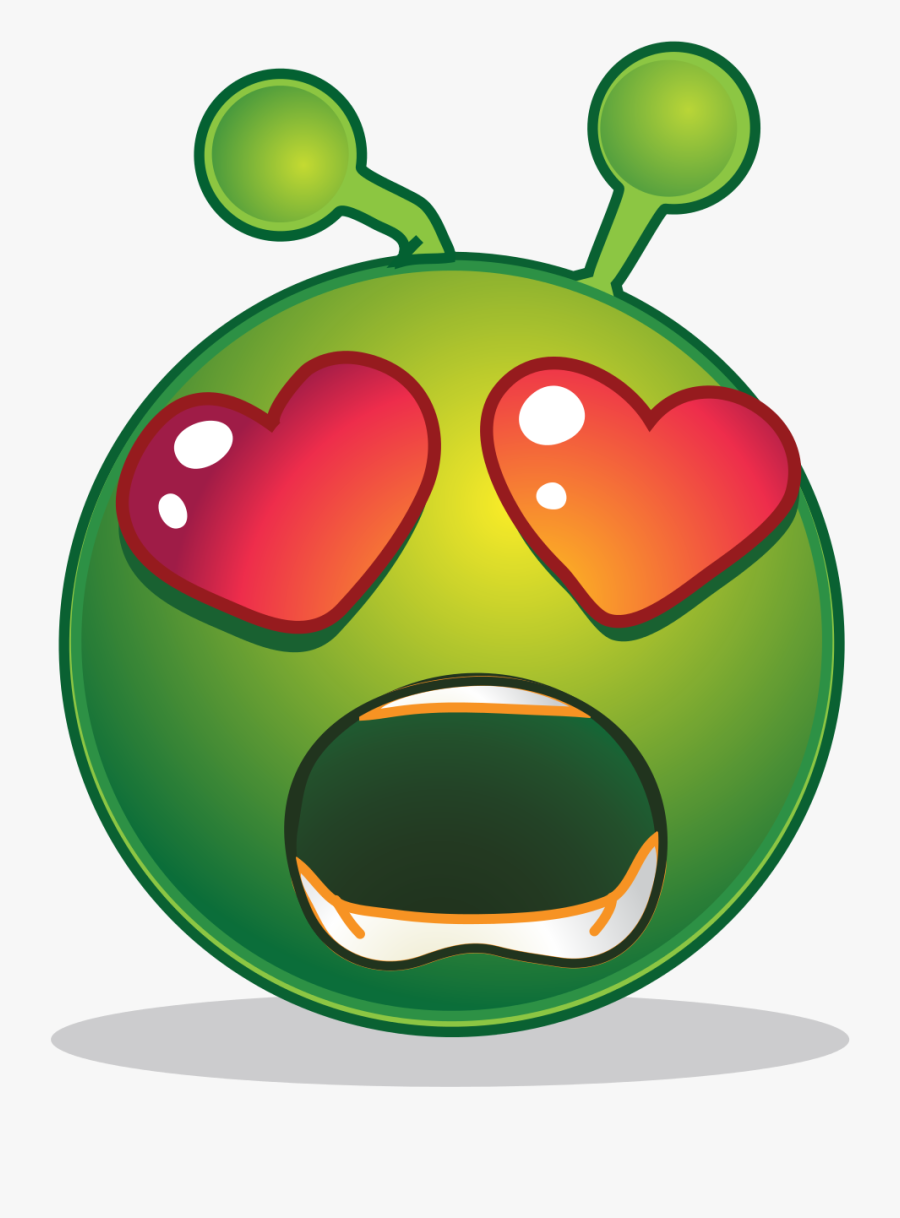 Transparent Cartoon Alien Png - Alien Smiley, Transparent Clipart