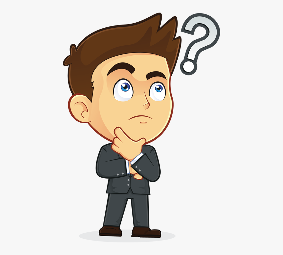 Man Wondering Cartoon , Free Transparent Clipart - ClipartKey