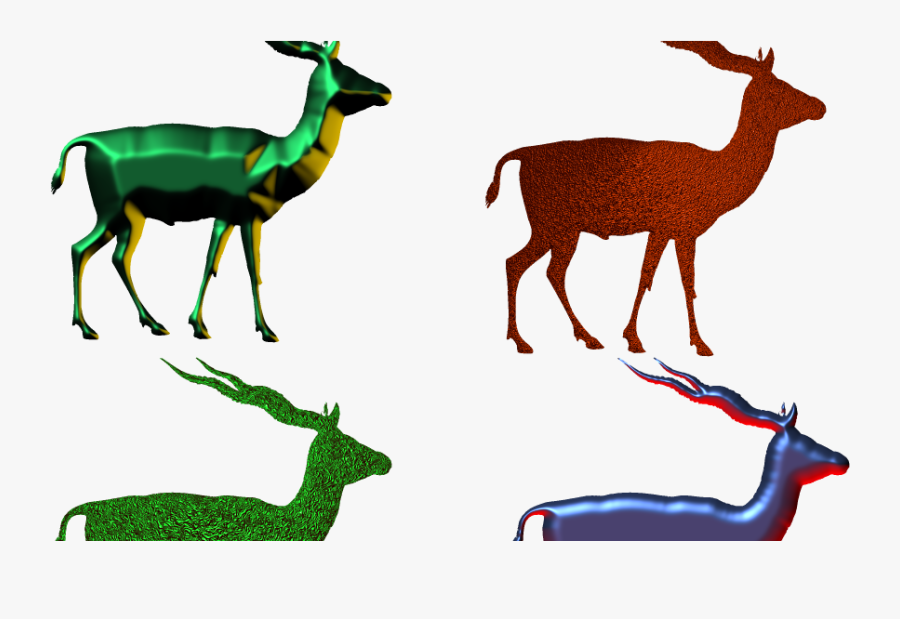 Antelope 3d Picture,antelope Png,impala Png - Animal Silhouette, Transparent Clipart