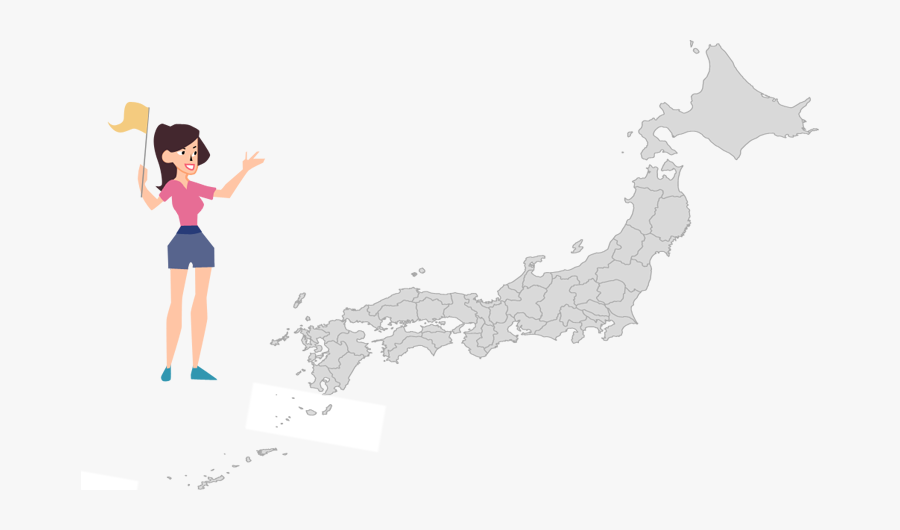 Japan Map - Japan, Transparent Clipart