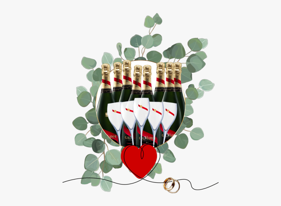 Champagne Pour Mariage, Transparent Clipart