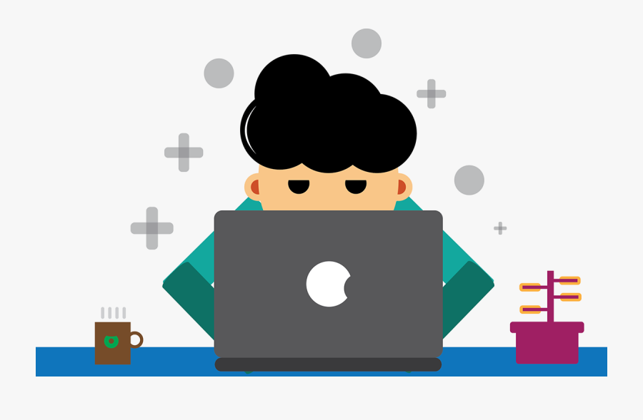 Clip Art Characters Illustrations On Los - Flat Illustration Character Png, Transparent Clipart