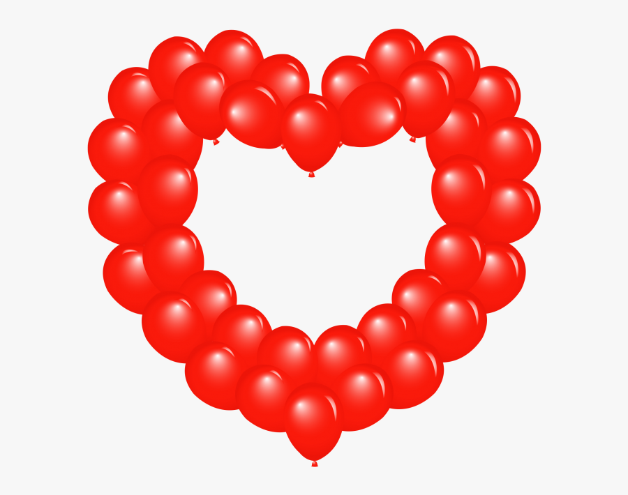 Heart Balloons Png Image Free Download Searchpng - Red Heart Balloons Png, Transparent Clipart