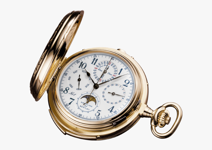 Transparent Stopwatch Gold - Watch, Transparent Clipart