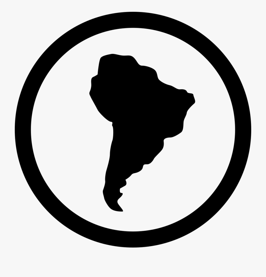 South America - Icon For Short Term, Transparent Clipart