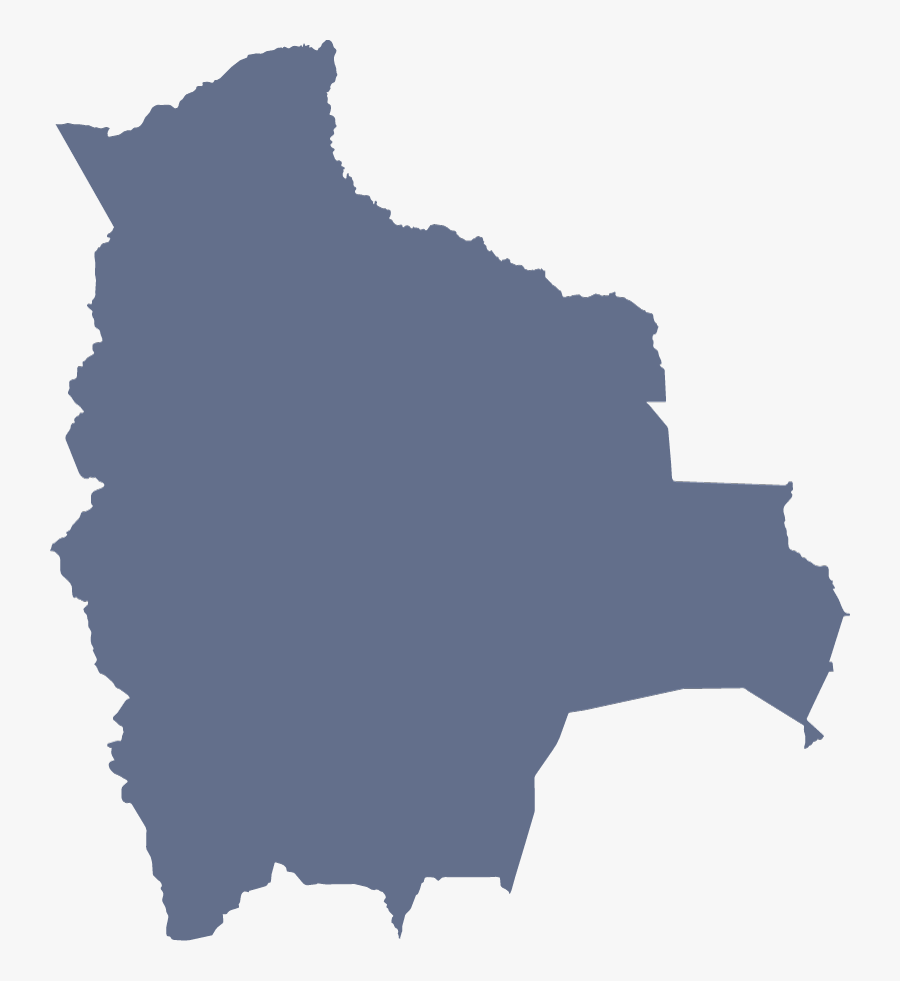 Bolivia Flag Map, Transparent Clipart