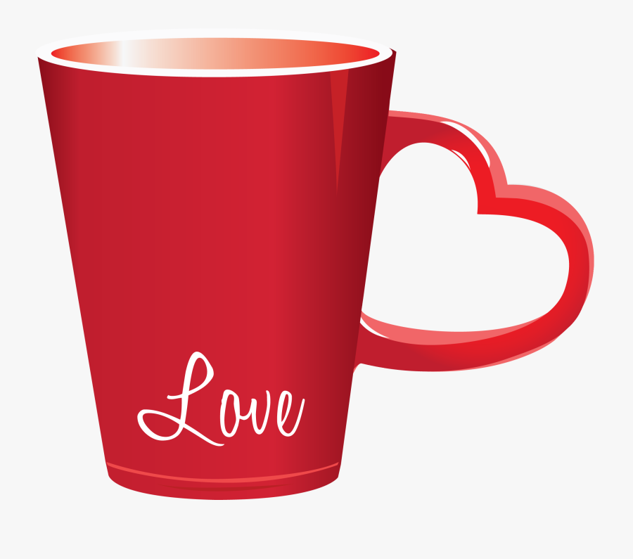 Cups Clipart Happy - Valentine Cup Png, Transparent Clipart