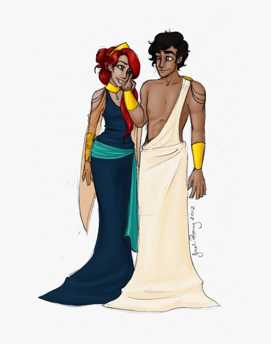 Transparent Gods Png - Zeus And Hera Png, Transparent Clipart