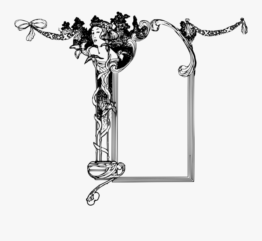 Monochrome Photography,body Jewelry,tree - Goddess Frame Png, Transparent Clipart