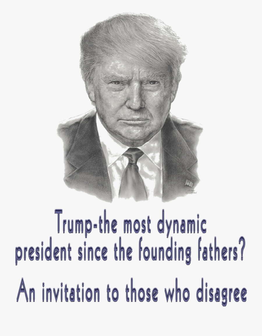 Donald Trump Drawing, Transparent Clipart