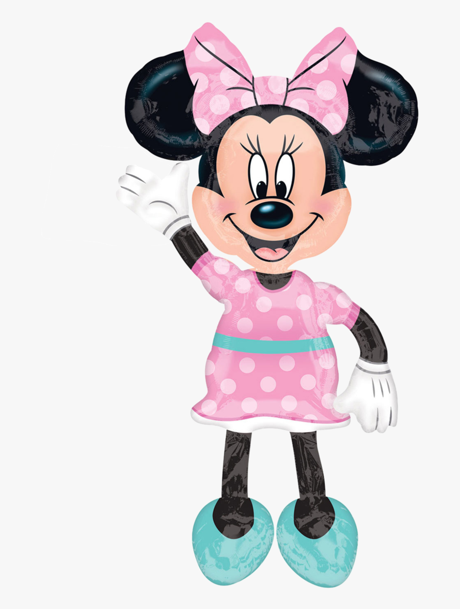 Airwalker Minnie Mouse Balloon, Transparent Clipart