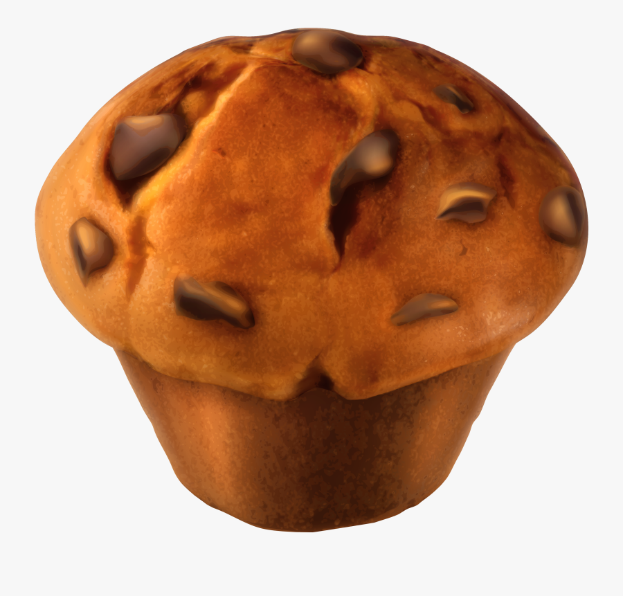 Chocolate Chips Clipart Png - Muffin Clipart Transparent, Transparent Clipart