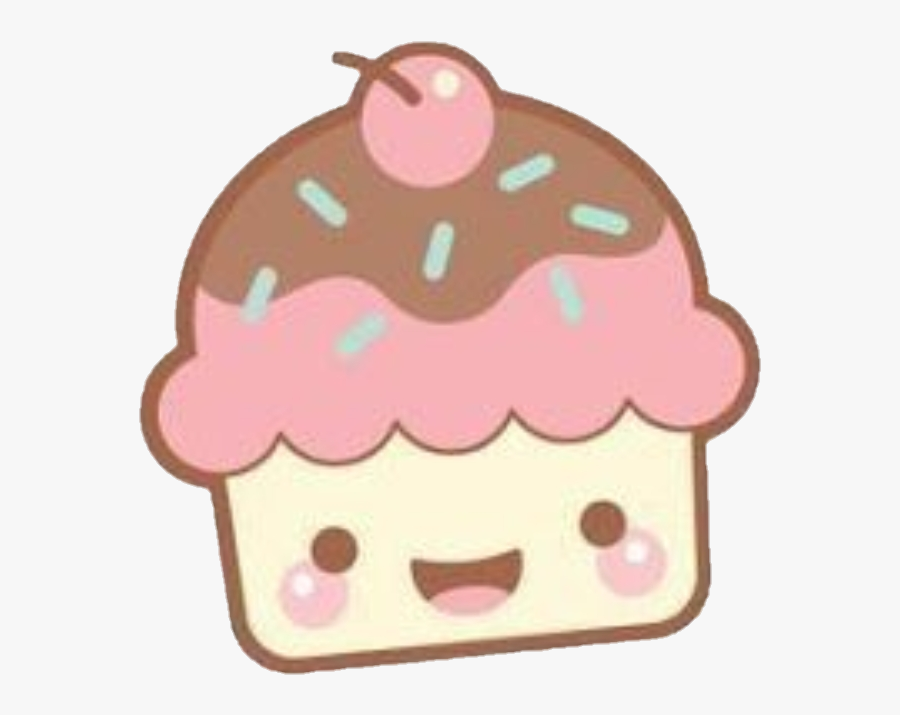 #cupcake #muffin #kawaii #kawai #cute #kawaiiface - Imágenes De Pasteles Kawaii, Transparent Clipart