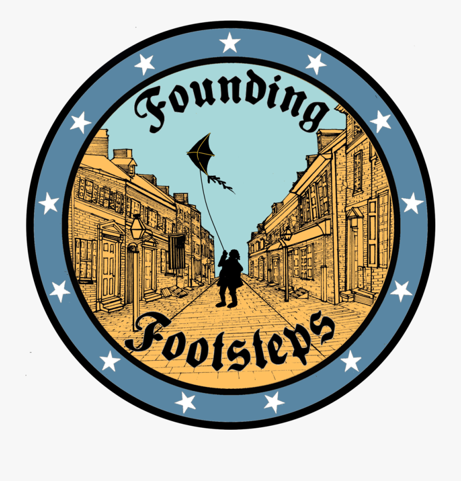 Founding Footsteps Logo, Transparent Clipart