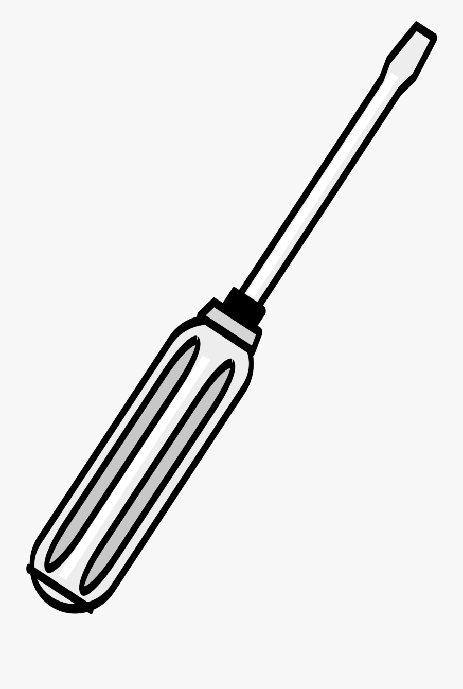 Screwdriver Clipart Black And White - Screwdriver Clipart, Transparent Clipart