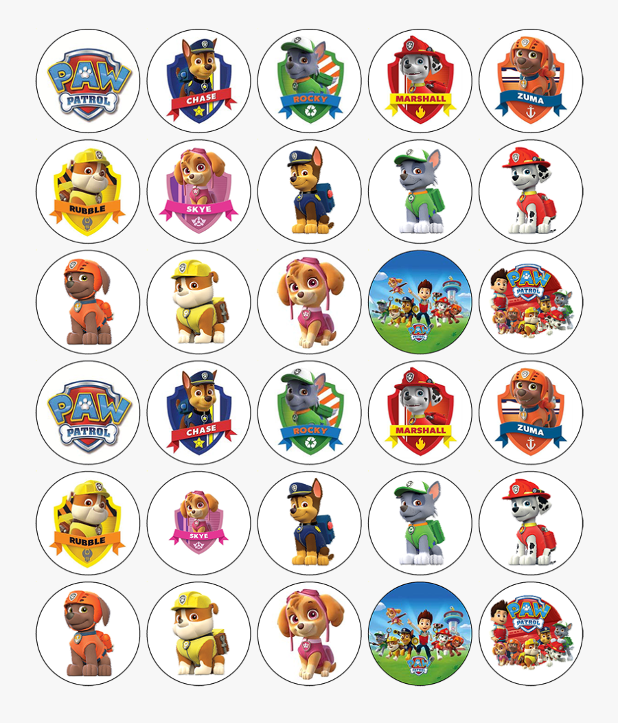 Clipart Badge Of Paw Patrol, Transparent Clipart