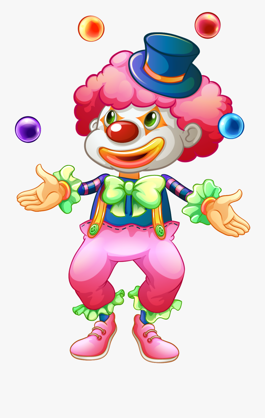 Juggling Circus Illustration Transprent Png Fictional - J Is For Jester, Transparent Clipart