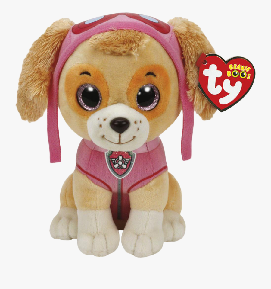 Skye 6” Beanie Boos Plush, Transparent Clipart