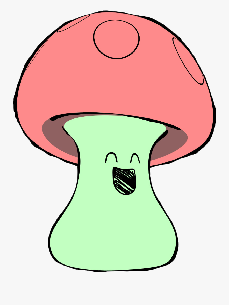 Transparent Edges Png - Mushroom, Transparent Clipart