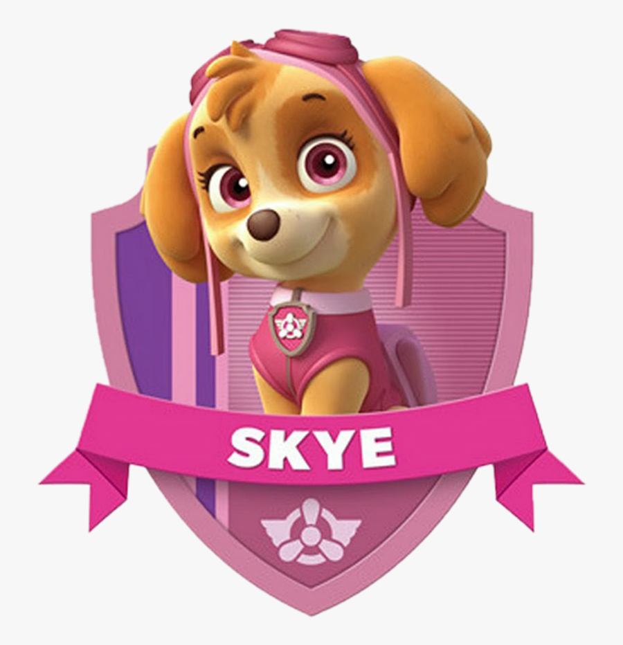 #skye - Paw Patrol Skye Logo, Transparent Clipart