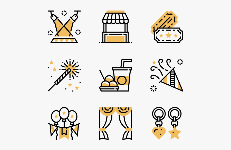 Circus Element - Sickness Flat Icon, Transparent Clipart