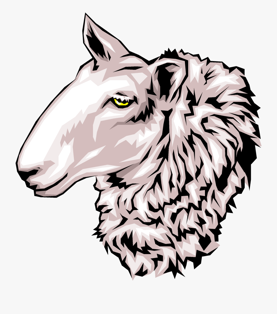 Голова Овцы Рисунок Png, Transparent Clipart