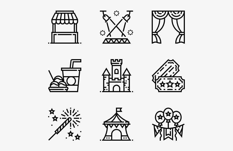 Circus Element - Mop Free Icon, Transparent Clipart