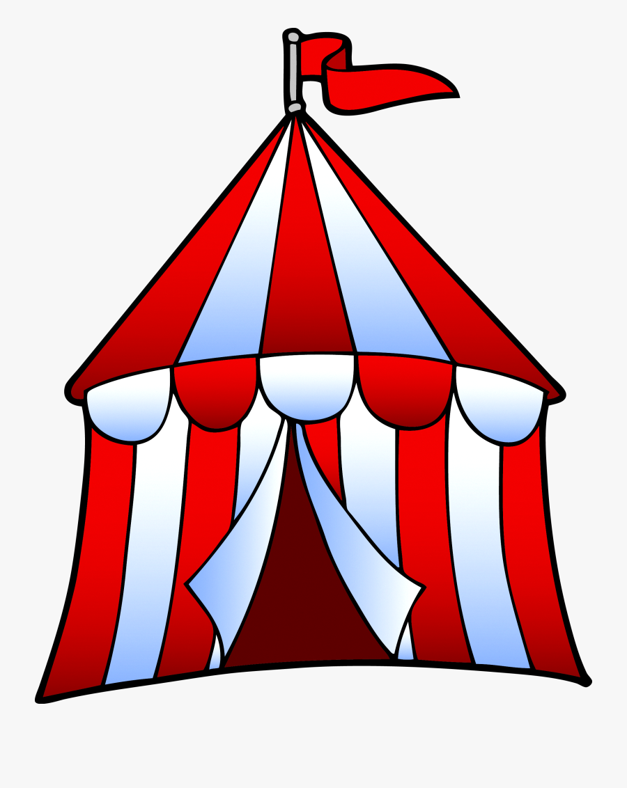 Tent Circus Clown - Clown Tent, Transparent Clipart