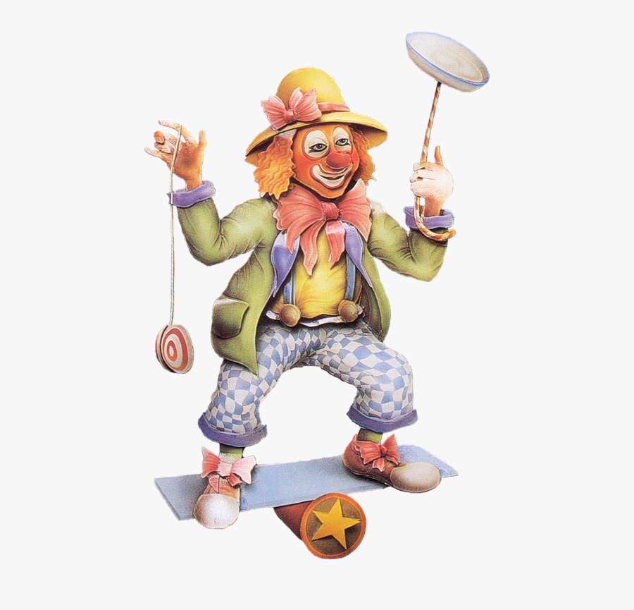 Payaso Vintage Png, Transparent Clipart