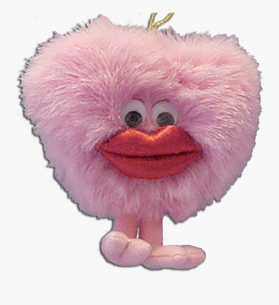 Valentines Day Plush - Lips Heart Valentines Plush, Transparent Clipart