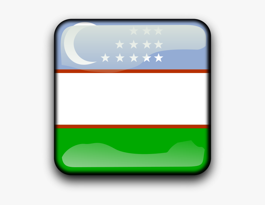 Uz - Flag, Transparent Clipart